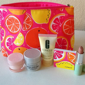Clinique 5 item sample set with bag